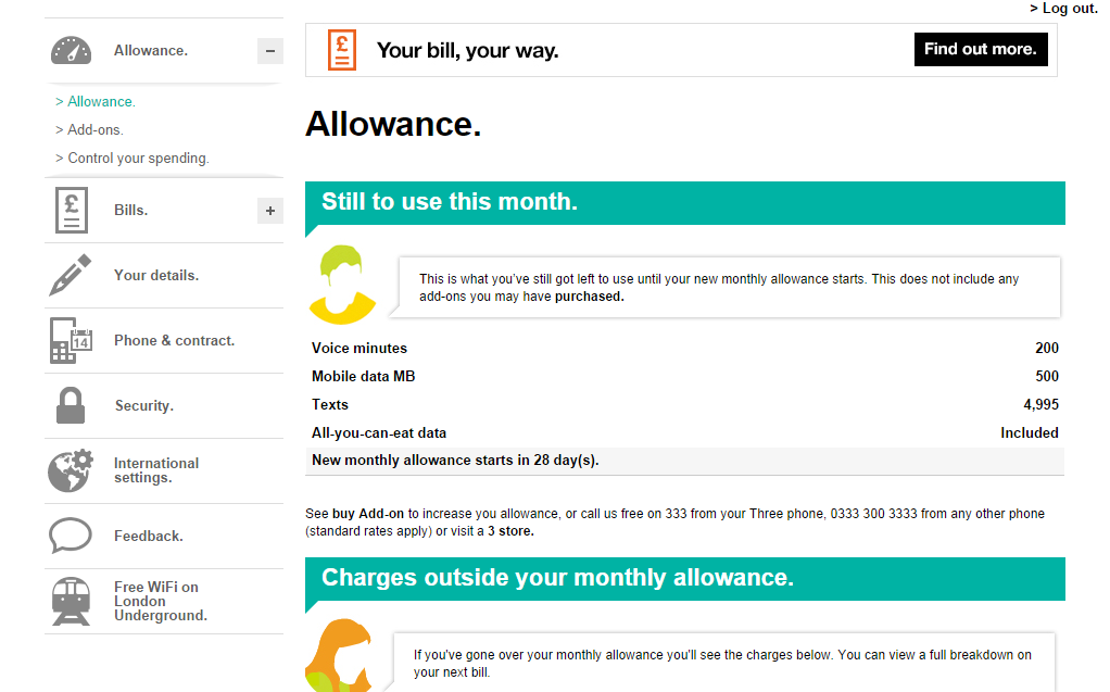 How to restrict Android data usage on the 3 Network