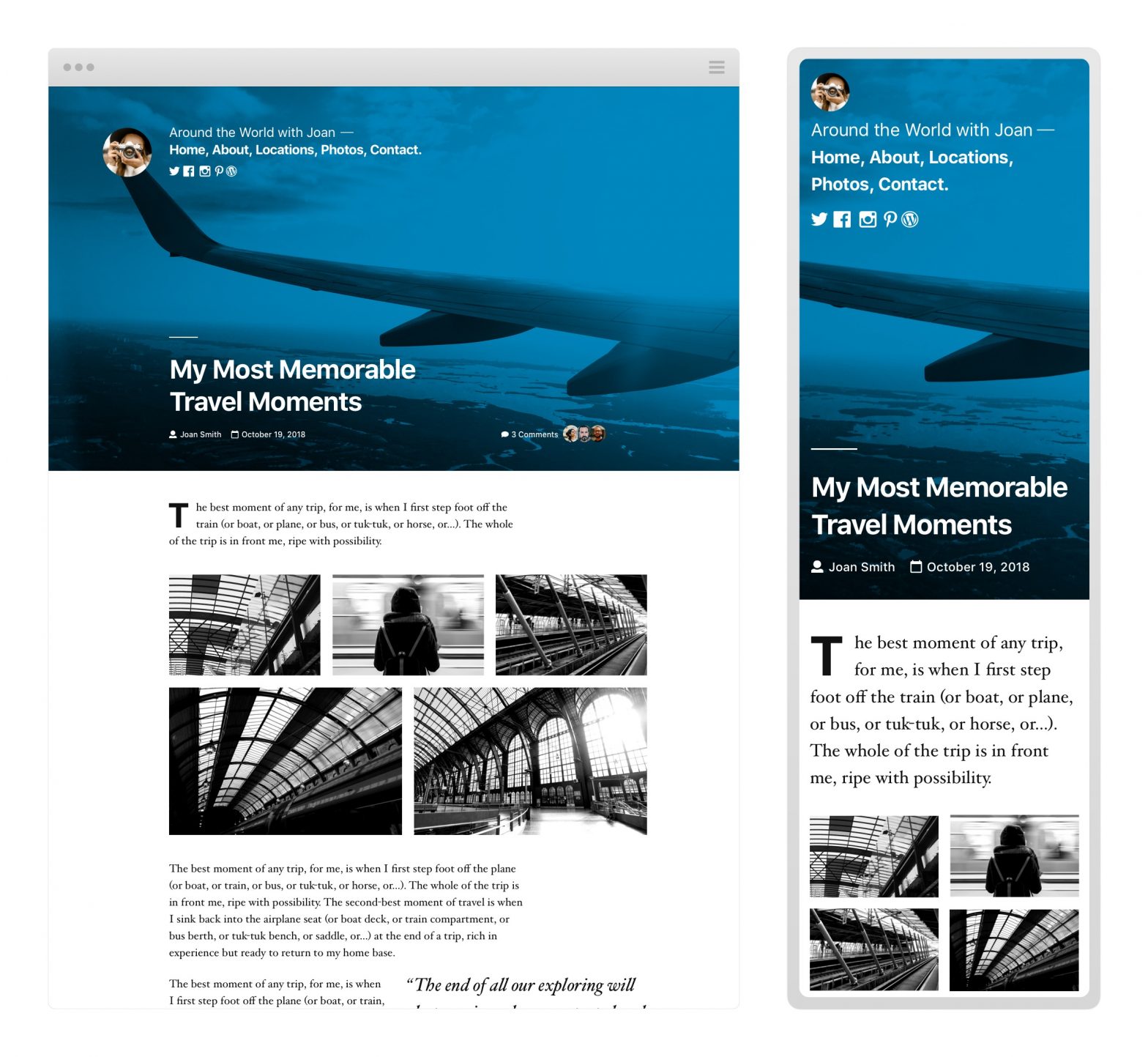 Work on WordPress theme Twenty Nineteen has started – doesn’t it look pretty?